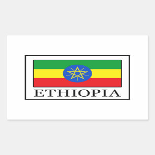 Ethiopië Rechthoekige Sticker