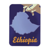 Ethiopië reisposter magneet (Verticaal)