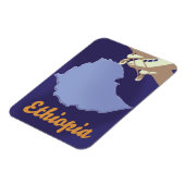 Ethiopië reisposter magneet (Linkerzijde)