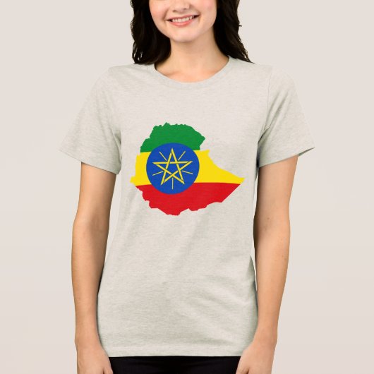 ETHIOPIË Special Tourist Gift Classic Tri-Blend Shirt (Voorkant)