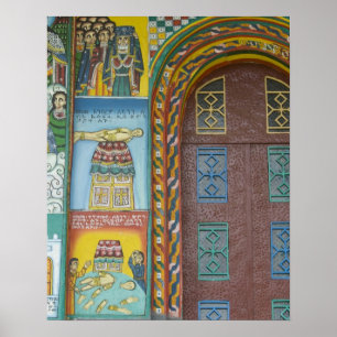 Ethiopië: Tigray-regio, Axum, Christ Church, Poster