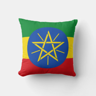 Ethiopië Vlag Kussen