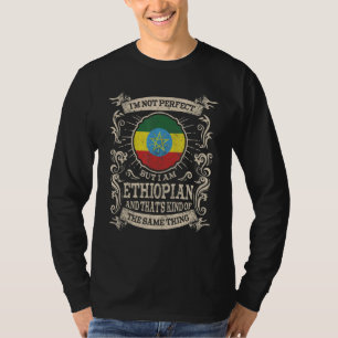 Ethiopië Vlag Trotse Ethiopiërs Mannen & Vrouwen T-shirt