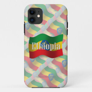 Ethiopië Waving Vlag iPhone 11 Hoesje