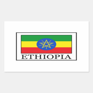 Ethiopiësticker Rechthoekige Sticker