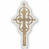 Ethiopisch Afrikaans Orthodox Kruis Sticker (Voorkant)