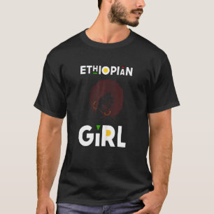 Ethiopisch meisje Ethiopiës Diva African Pri T-shirt