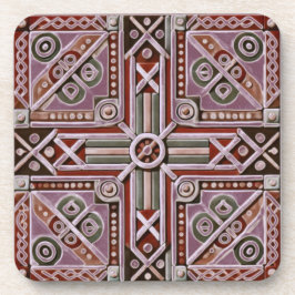 Ethiopisch ontwerp beïnvloedt hard plastisch Onder Bier Onderzetter