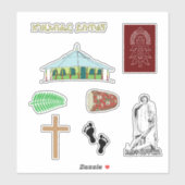 Ethiopisch-orthodoxe Stickers (Vel)