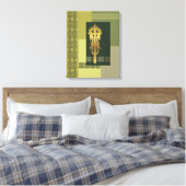Ethiopisch processiekruis canvas afdruk (Insitu (Slaapkamer))