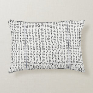 Ethiopische Amharic Alphabet Ge'ez Accent Pillow Accent Kussen