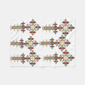 Ethiopische Cross Fleece Blanket (Voorkant (Horizontaal))