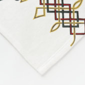 Ethiopische Cross Fleece Blanket Deken (Hoek)