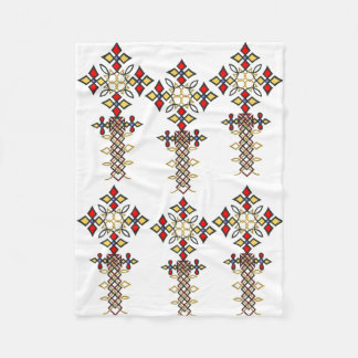 Ethiopische Cross Fleece Blanket Deken