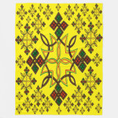 Ethiopische Cross Meskel Fleece Blanket (Voorkant)
