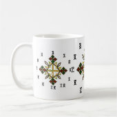 Ethiopische Cross - Time Clock Mok (Links)