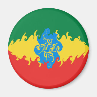 Ethiopische Gnarly vlag Magneet