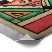 Ethiopische kerkschildering - Angels Artwork Poste Poster (Hoek)