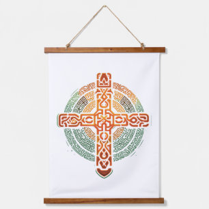 Ethiopische kruising hangend wandkleed