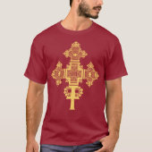 Ethiopische kruising t-shirt (Voorkant)