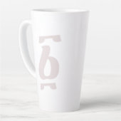 Ethiopische nummer één Ahaz Geez Latte Mok (Linkerhoek)