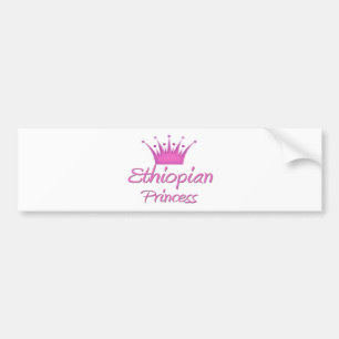 Ethiopische prinses bumpersticker