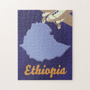 Ethiopische reisposter legpuzzel