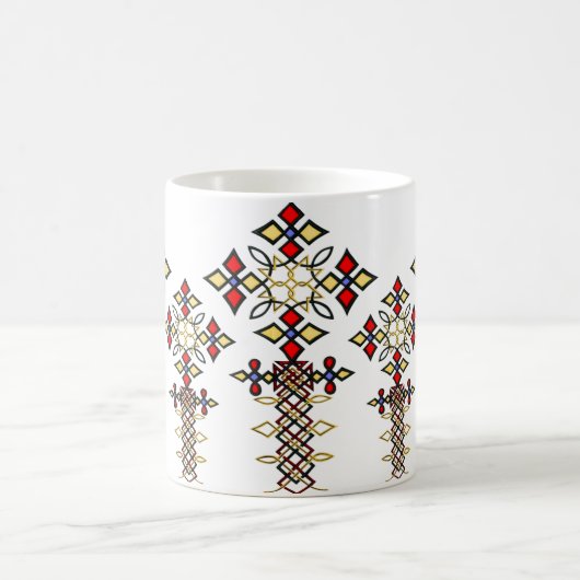 Ethiopische Rootz Meskel Cross Classic Mok (Center)