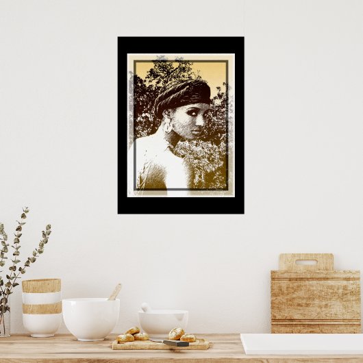 Ethiopische Schoonheid Poster (Keuken)