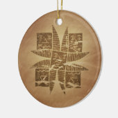 Ethiopische Succes Charm V1 Keramisch Ornament (Links)