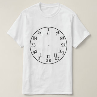 Ethiopische tijdklok - Amharic & English Numbers T-shirt
