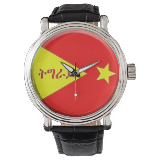 Ethiopische tijgervlag horloge