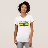 Ethiopische vlag 2 t-shirt (Voorkant volledig)