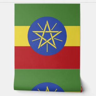 Ethiopische vlag behang