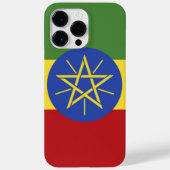 Ethiopische vlag Case-Mate iPhone case (Achterkant)