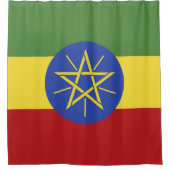 Ethiopische vlag douchegordijn (Voorkant)
