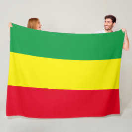Ethiopische vlag fleece deken