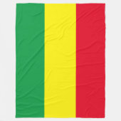Ethiopische vlag fleece deken (Voorkant)