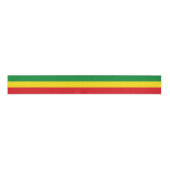 Ethiopische vlag kleuren lint, Afrika, Ethiopië Grosgrain Lint (Voorkant)