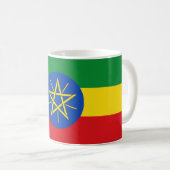 Ethiopische vlag koffiemok (Voorkant rechts)