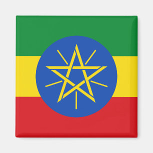 Ethiopische vlag magneet