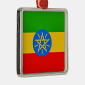 Ethiopische vlag metalen ornament (Rechts)