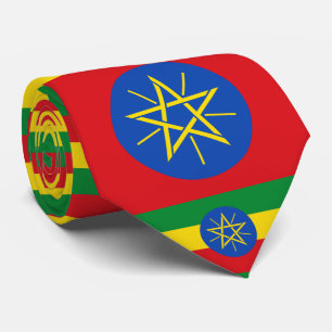Ethiopische vlag & Nationaal embleem, Vlag van Eth Stropdas