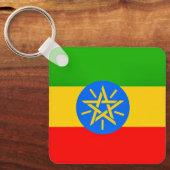 Ethiopische vlag sleutelhanger (Voorkant)