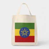 Ethiopische vlag tote bag (Voorkant)