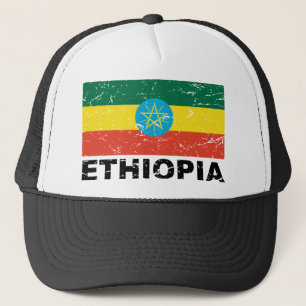 Ethiopische vlag trucker pet