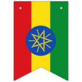 Ethiopische vlag vlaggetjes (Derde vlag)