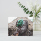 Ethiopische vrouw 2 briefkaart (Staand voorkant)