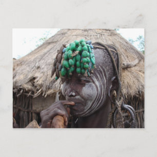 Ethiopische vrouw 2 briefkaart