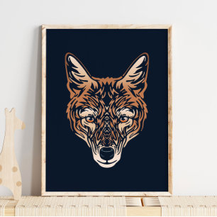 Ethiopische Wolf African Print   Ethiopische Wolf 